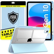 PRZEŹROCZYSTE ETUI DO APPLE IPAD GEN 10 A2757 10.9 NIEBIESKI