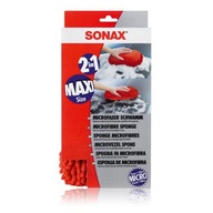 SONAX Gąbka z mikrofikry/mycie samochodu(czerwona)