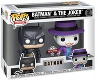 Funko Pop! Marvel 2 Pack Joker & Batman Metallic