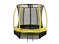 Záhradná trampolína Jumpi 252cm/8FT Maxy Comfort Plus Žltá S Vnútornou Si