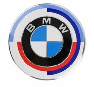 ZNACZEK EMBLEMAT BMW 74mm 1 3 5 7 X3 X5 X6 X7 Z4 50th ANNIVERSARY EDITION M