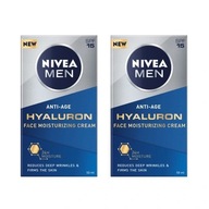 NIVEA MEN Hyaluron Krem przeciwzmarszczkowy 2 szt.