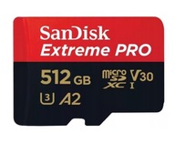 512GB SanDisk Karta micro SD Extreme PRO adapter