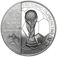 5 lewów Bułgaria 2003 Mundial Niemcy 2006 - srebro 0.925