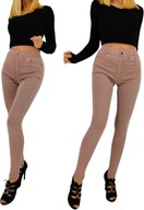 Spodnie damskie jeans z efektem PUSH UP z kieszeniami S/M