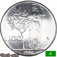 100 LIR 1981 WŁOCHY