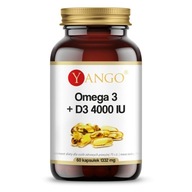 YANGO Omega 3 + D3 4000 IU (60 ks)