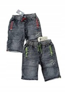 Krótkie spodenki szorty jeansowe dla chłopca nowy 182-188