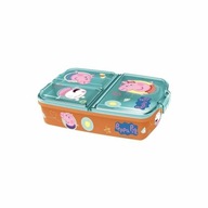 Lunchbox s priehradkami Peppa Pig 19,5 x 16,5
