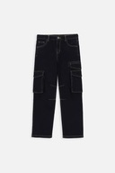 Chłopięce Spodnie Jeans 128 Granatowe Spodnie Dla Chłopca Coccodrillo WC4