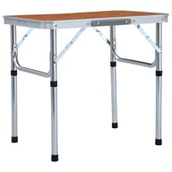 Składany stolik turystyczny aluminiowy 60x45 cm