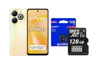 Smartfón Infinix SMART 8 3 GB / 64 GB 4G (LTE) zlatý + Pamäťová karta SDXC M1AA-1280R12 128 GB