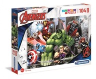 Puzzle 104 maxi super farba Avengers pripravené na let 23688 dielikov.