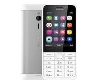 Telefon komórkowy Nokia 230 Dual SIM biały-srebrny