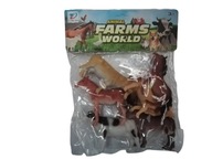 Zwierzęta farma -gospodarstwo 6 figurek