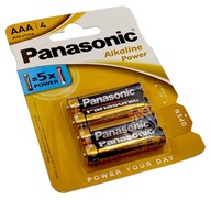 Bateria Panasonic AAA R3 x 4szt. alkaiczna LR03