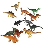 Hračky na postavičku dinosaura, cm Plastová súprava na hranie dinosaura, 12ks súprava, vzdelávacie