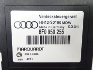 module computer control unit roofs AUDI A5 8T 8F CABRIO 8F0959255