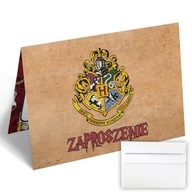 Zaproszenia na 0-99 urodziny HARRY POTTER Hogwart