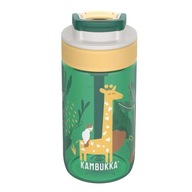 BUTELKA NA WODĘ BIDON DLA DZIECI TRITAN KAMBUKKA LAGOON 400ML JUNGLE GREEN