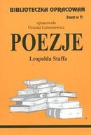 BIBLIOTECZKA OPRACOWAŃ NR 071 POEZJIE L.STAFFA [KS