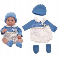 Oblečenie pre bábiku Set Čiapka 43-46cm Modrá