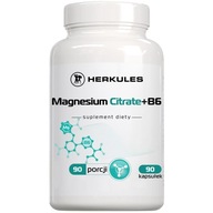 HERKULES Magnesium Citrate+B6 90caps MAGNEZ CITRÁT SILNÁ ZUBNÁ KOSŤ