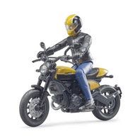 MOTOCYKL Scrambler Ducati MODEL z Pełną Przepustnicą i z KIEROWCĄ SOLIDNY