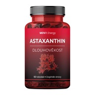 MOVit Astaxantín – Dlhovekosť, 60 kapsúl