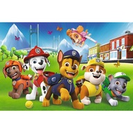 PUZZLE 60 UKŁADANKA PSI PATROL PAW NA POLANIE CHASE RABEL SKY ZUMA 4+ TREFL