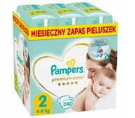 PIELUCHY PAMPERS PREMIUM CARE 2 MINI 240 szt.