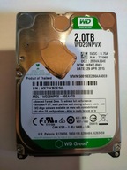 Dysk WD20NPVX Green Mobile 2TB SATA 2,5"