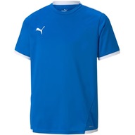 164cm Detské tričko Puma teamLIGA Jersey Junior modré 704925 02 1