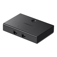 UGREEN ROZGAŁĘŹNK SWITCH PRZEŁĄCZNIK STACJA KVM USB-B 2X1 USB 2.0 Z KABLAMI