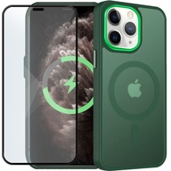 Etui do iPhone 11 Pro do MAGSAFE MATT CASE WZMOCNIONE + Szkło pełne 5D