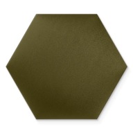 Čalúnený panel Hexagon Khaki - 40x35 cm