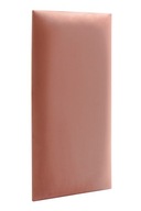 Čalúnený panel Nástenná opierka hlavy mäkká hladká púdrová ružová 60x30 cm