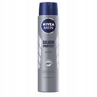 NIVEA MEN SILVER ANTIBAKTERIÁLNY PROTECT ANTIPERSPIRANT MUŽ V SPREJI 250ml