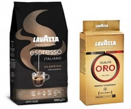 Kawa Lavazza Espresso Italiano Classico 1kg + Kawa Lavazza Qualita Oro 250g