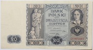 Banknot 20 Złotych - 1936 rok - Seria CY