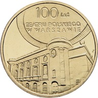 1301 2 zł - 100 lat Teatru Polskiego w Warszawie