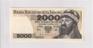 2000 Złotych Polska 1979 UNC Seria AK