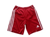 ADIDAS czerwone sportowe szorty, spodenki 140