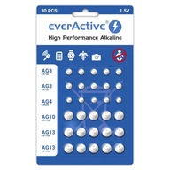 30 sztuk baterii Everactive guzikowe AG3 AG4 AG10