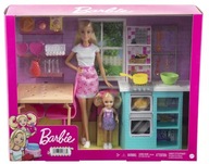 BARBIE I CHELSEA ZESTAW WSPÓLNE PIECZENIE HBX03