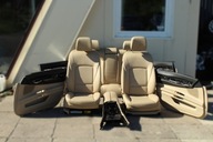 BMW F01 Fotele wnętrze skóra beżowe grzane elektryczne EU