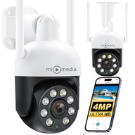 KAMERA ZEWNĘTRZNA OBROTOWA BEZPRZEWODOWA IP WiFi 4X ZOOM 4MPx 4MP SMART HD