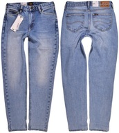 LEE spodnie HIGH jeans MOM STRAIGHT _ W28 L30