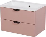 MAGNOLIA szafka łazien pudrowy róż + umywalka 60