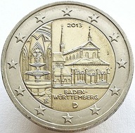 2 euro 2013 Bádensko-Wirtemberg (D)- Mincovňa UNC príležitostné